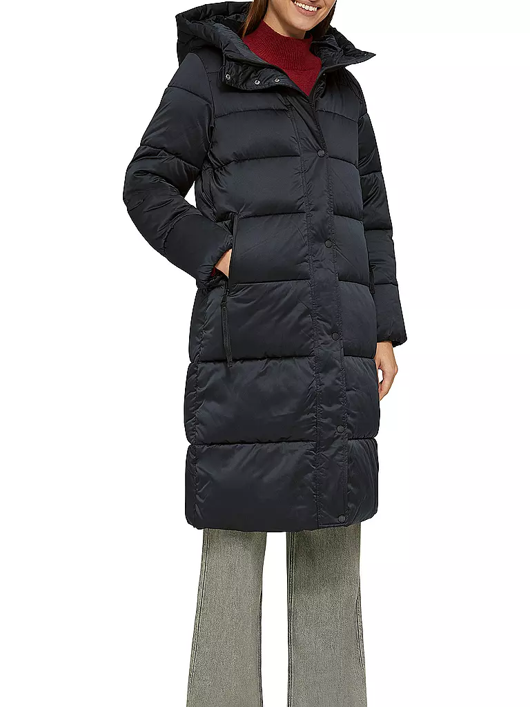 S.OLIVER | Abrigo acolchado | Azul oscuro