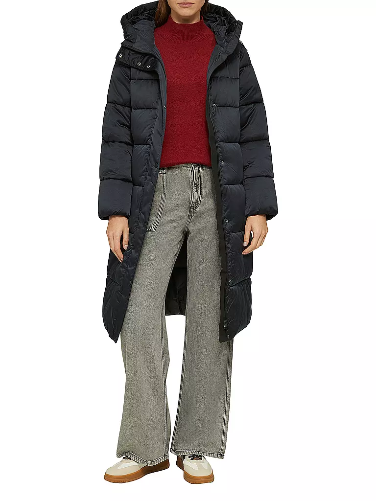 S.OLIVER | Abrigo acolchado | Azul oscuro