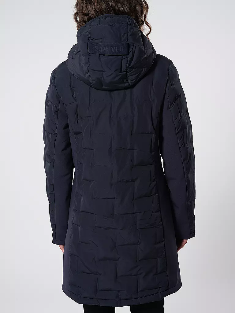 S.OLIVER | Abrigo acolchado | Azul oscuro