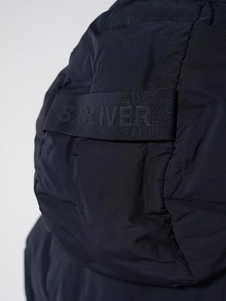 S.OLIVER | Abrigo acolchado | Azul oscuro
