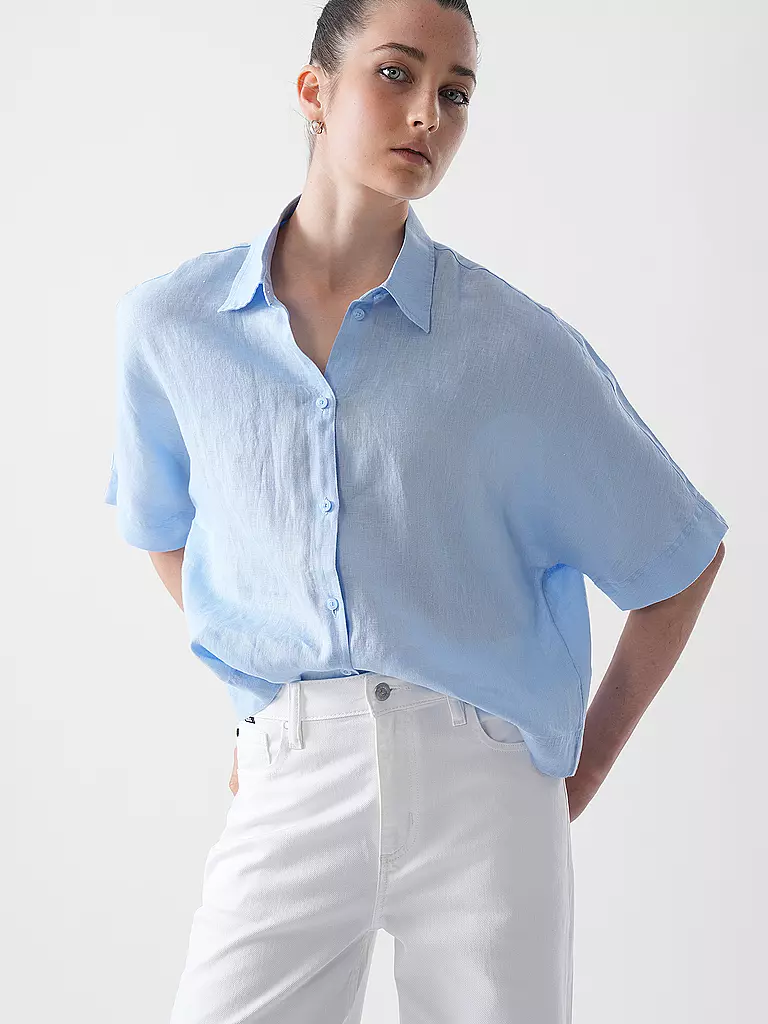 S.OLIVER | Bluse  | Azul claro