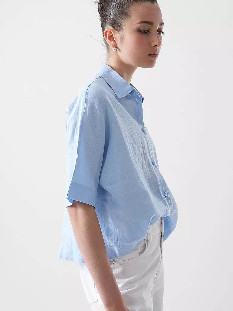 S.OLIVER | Bluse  | Azul claro