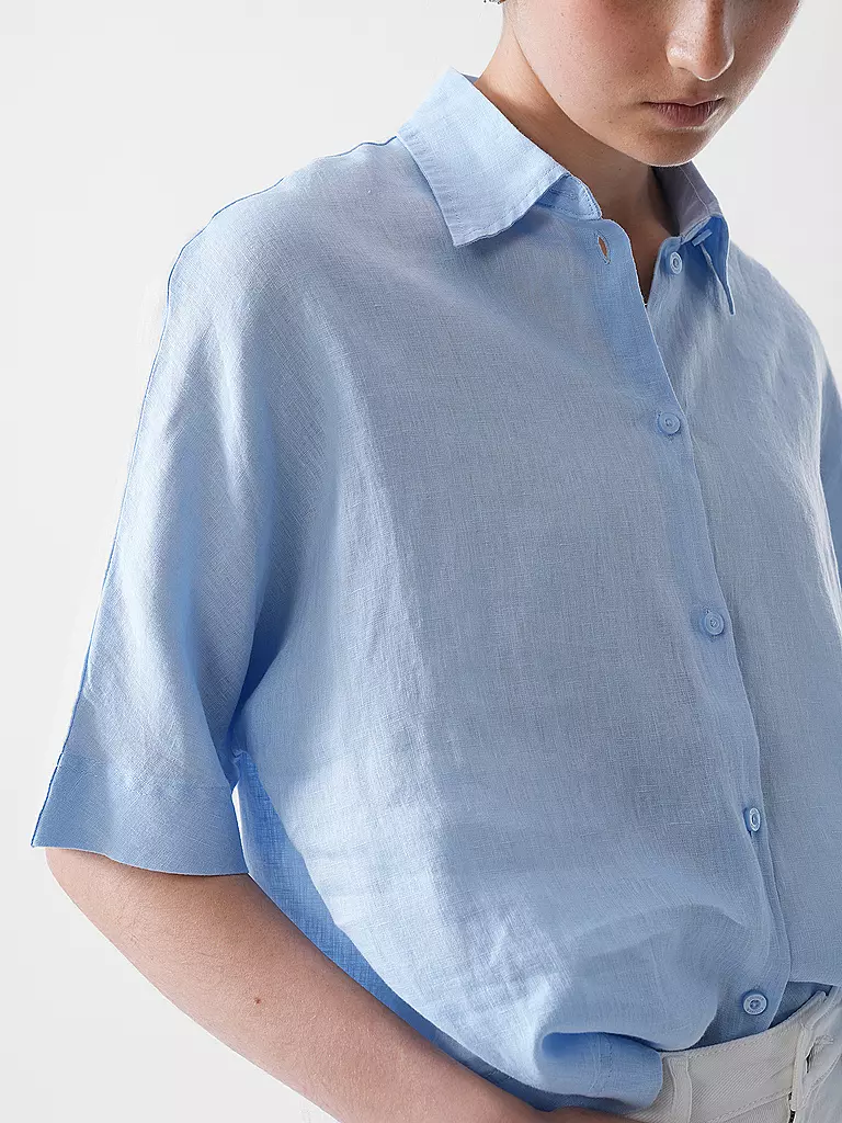 S.OLIVER | Bluse  | Azul claro