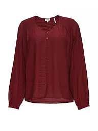 S.OLIVER | Bluse | Rojo oscuro