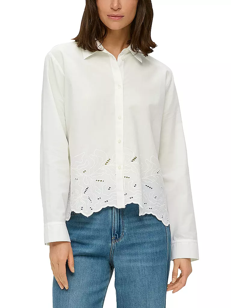 S.OLIVER | Bluse | Blanco