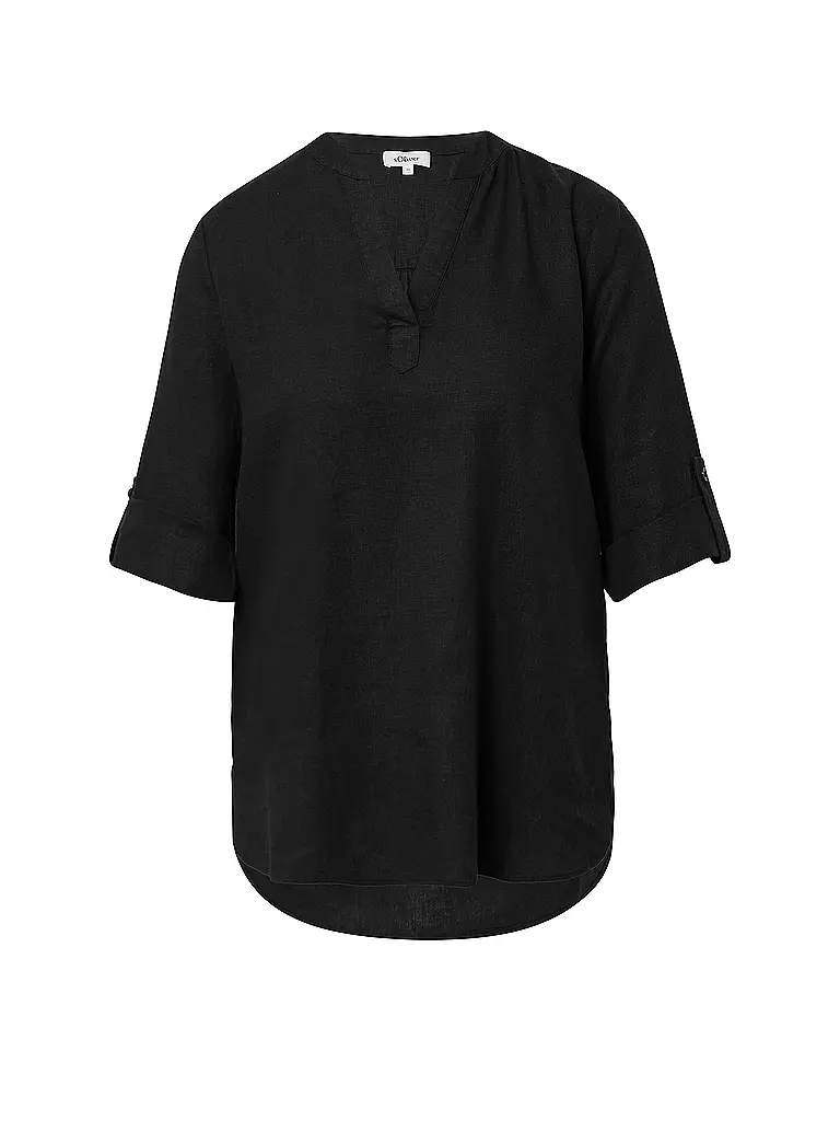 S.OLIVER | Blusenshirt  | Negro