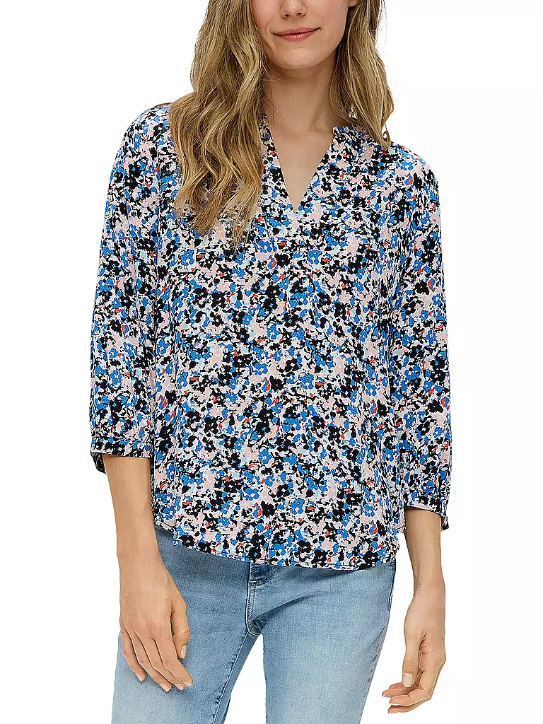 S.OLIVER | Blusenshirt  | Azul