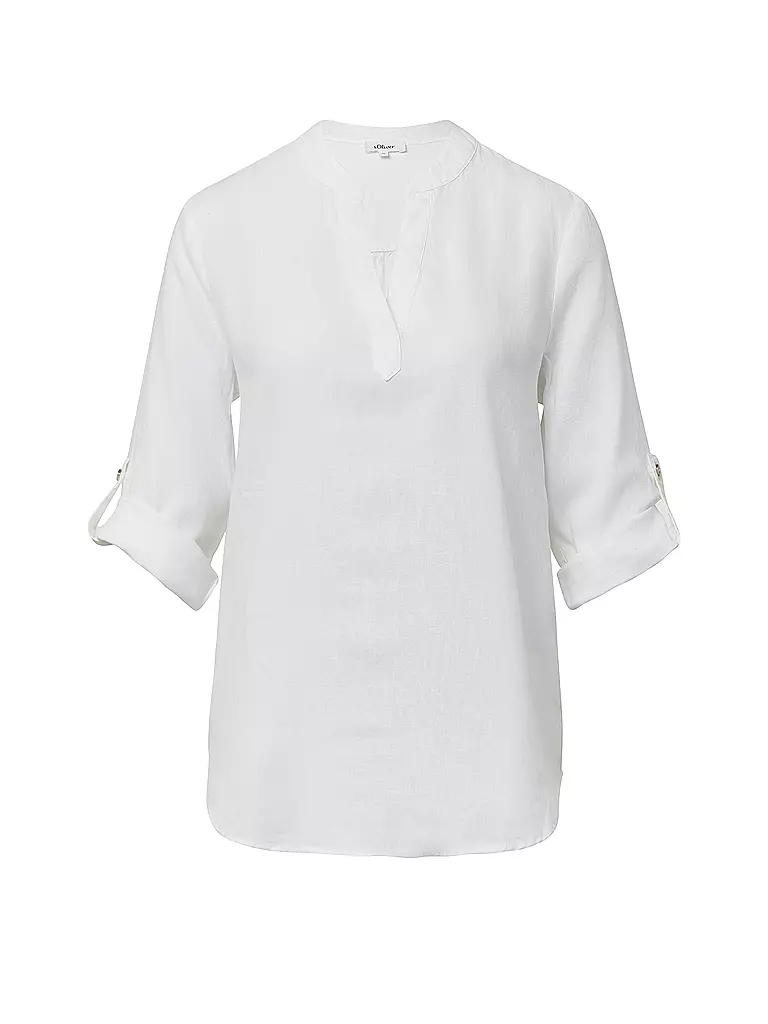 S.OLIVER | Blusenshirt | Blanco