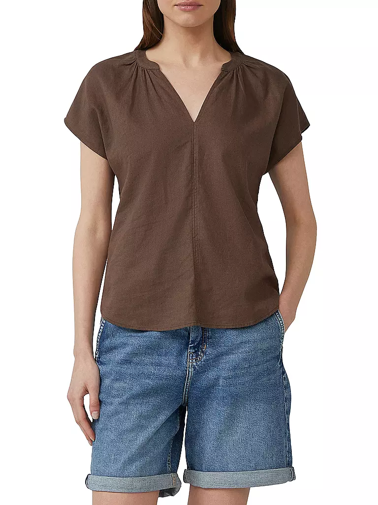 S.OLIVER | Blusenshirt | Marrón