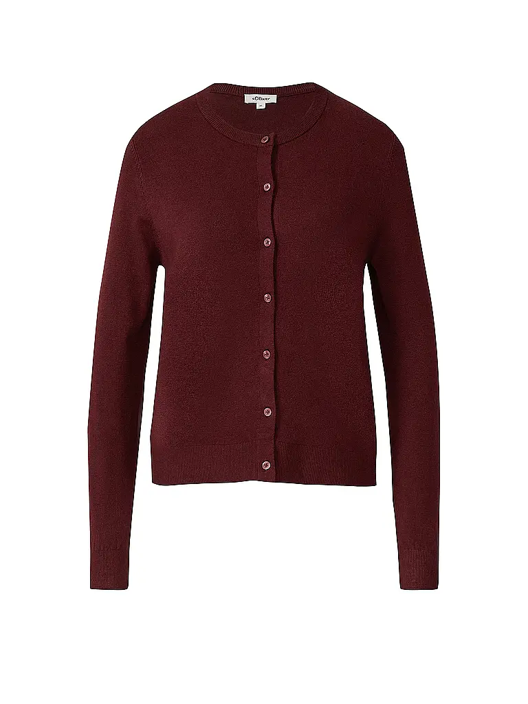 S.OLIVER | Cárdigan | Rojo oscuro
