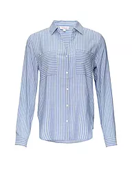 S.OLIVER | Camisa ablusada de corte regular | Azul