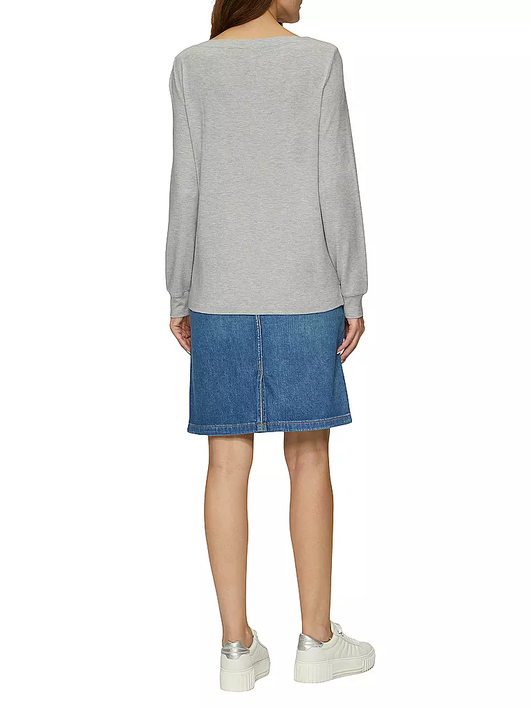 S.OLIVER | Camiseta de manga larga | Gris