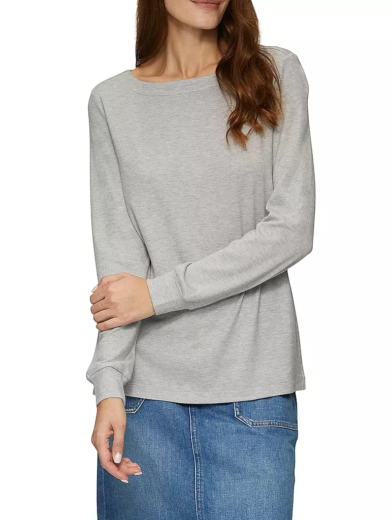 S.OLIVER | Camiseta de manga larga | Gris