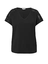 S.OLIVER | Camiseta | Negro