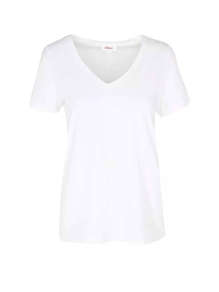 S.OLIVER | Camiseta | weiss