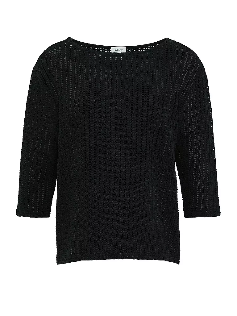 S.OLIVER | Camiseta | Negro