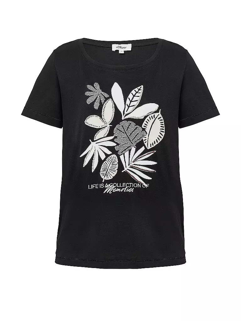S.OLIVER | Camiseta | schwarz