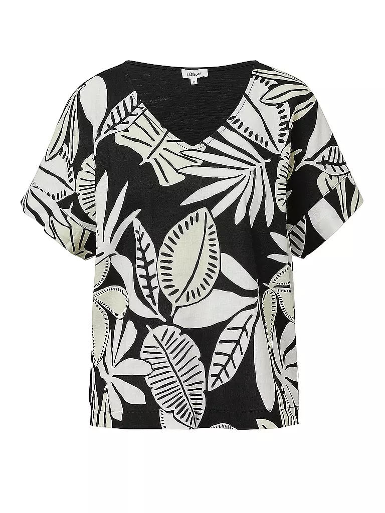 S.OLIVER | Camiseta | schwarz