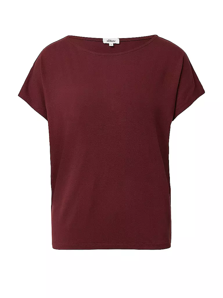 S.OLIVER | Camiseta | dunkelrot