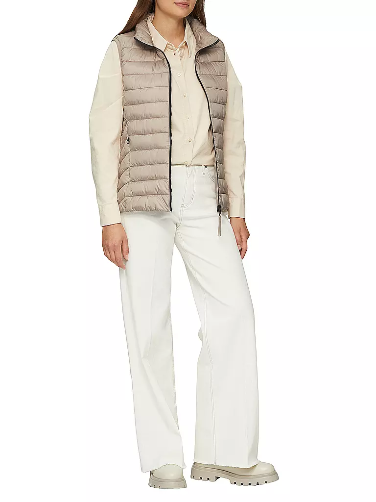 S.OLIVER | Chaleco acolchado | Crema