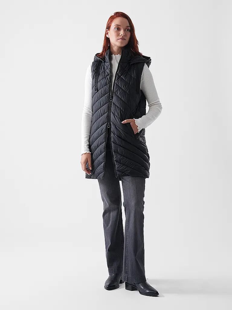 S.OLIVER | Chaleco acolchado | Negro