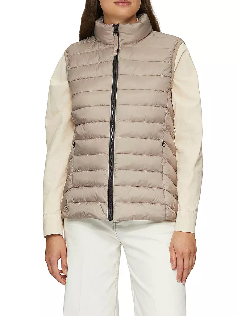 S.OLIVER | Chaleco acolchado | Crema