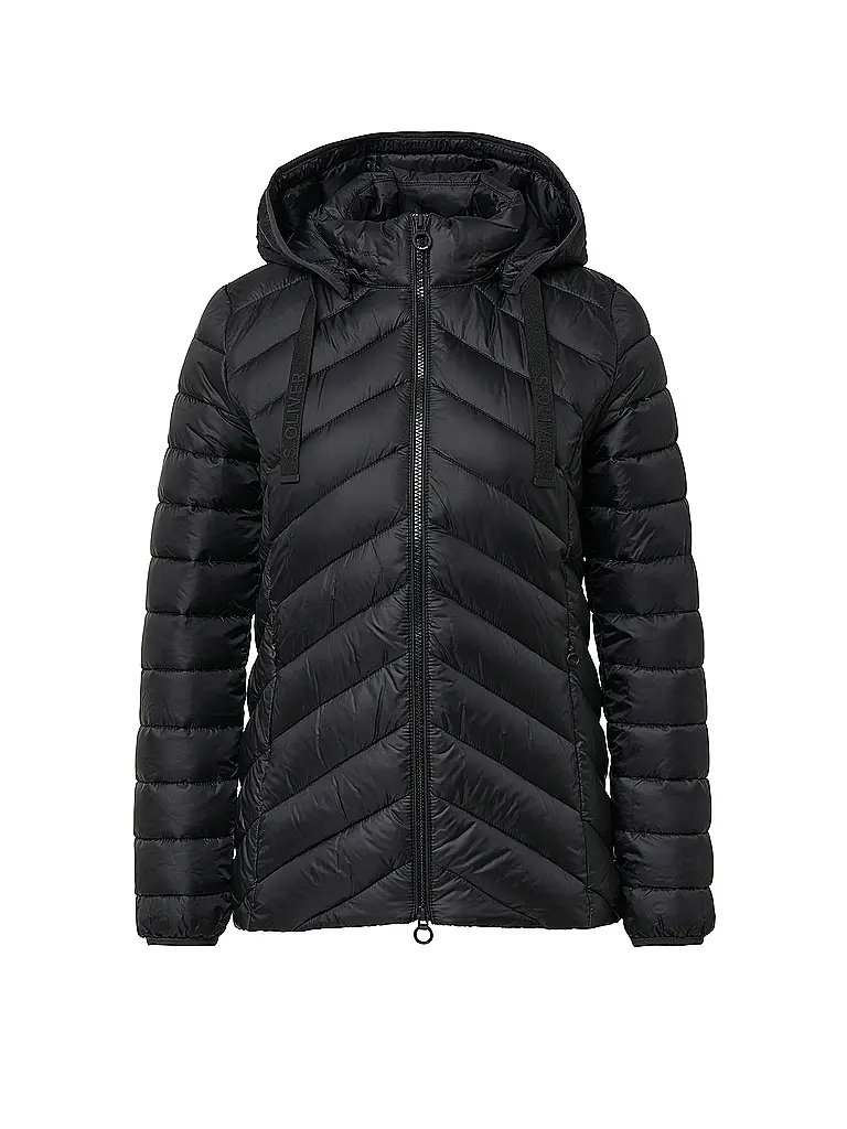 S.OLIVER | Chaqueta acolchada ligera | Negro