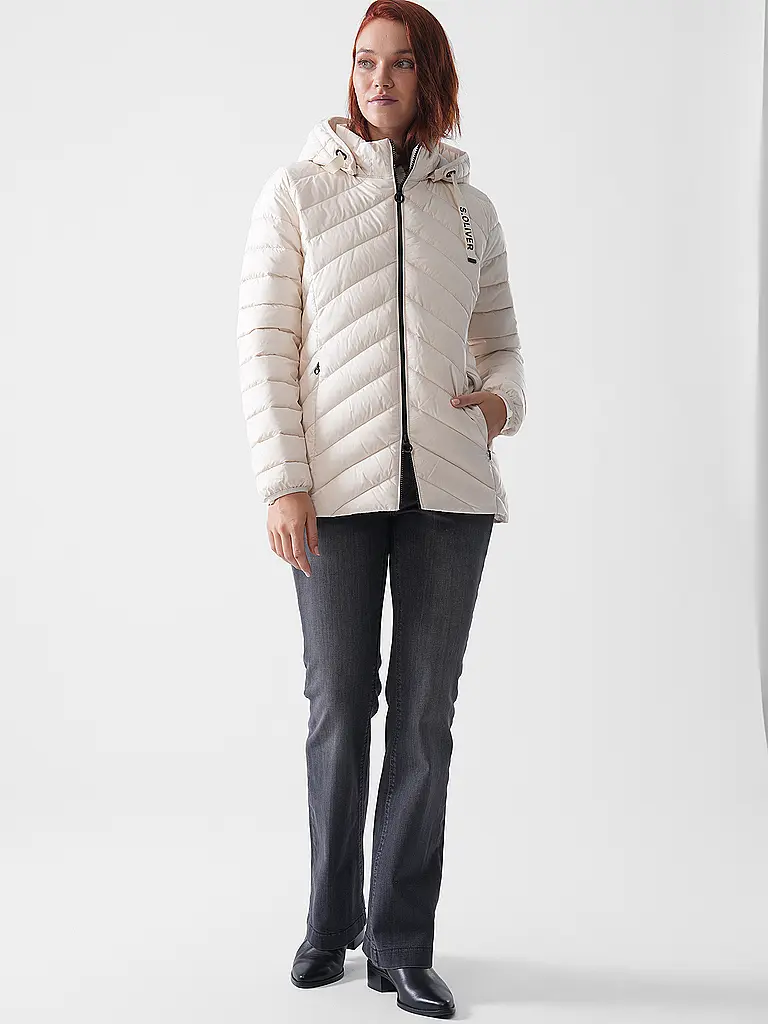 S.OLIVER | Chaqueta acolchada ligera | Crema