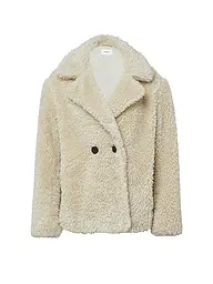 S.OLIVER | Chaqueta con aspecto de piel | Beige