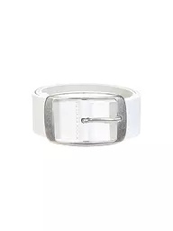 S.OLIVER | Cinturón de cuero | Blanco