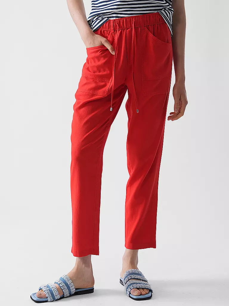 S.OLIVER | Hose Jogging Fit  | Rojo
