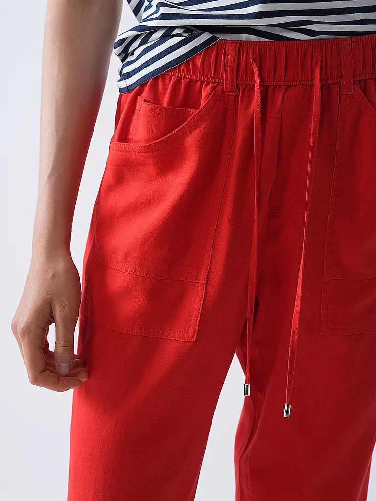 S.OLIVER | Hose Jogging Fit  | Rojo