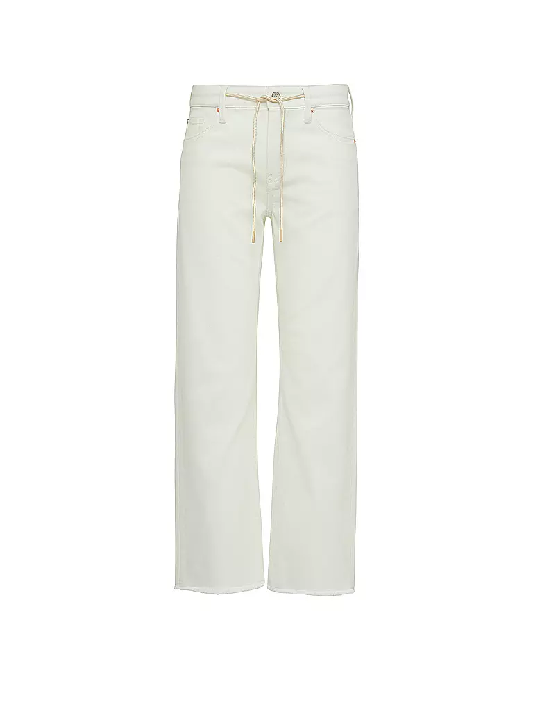 S.OLIVER | Jeans de corte acampanado | Crema