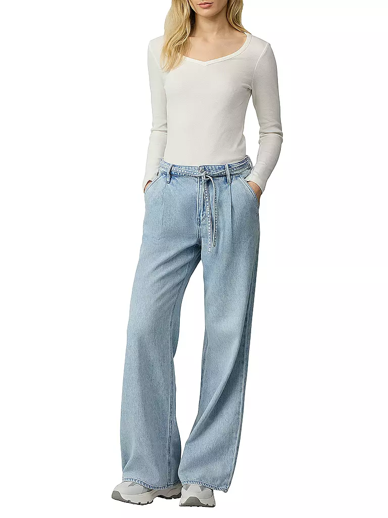 S.OLIVER | Jeans de corte ancho | Azul
