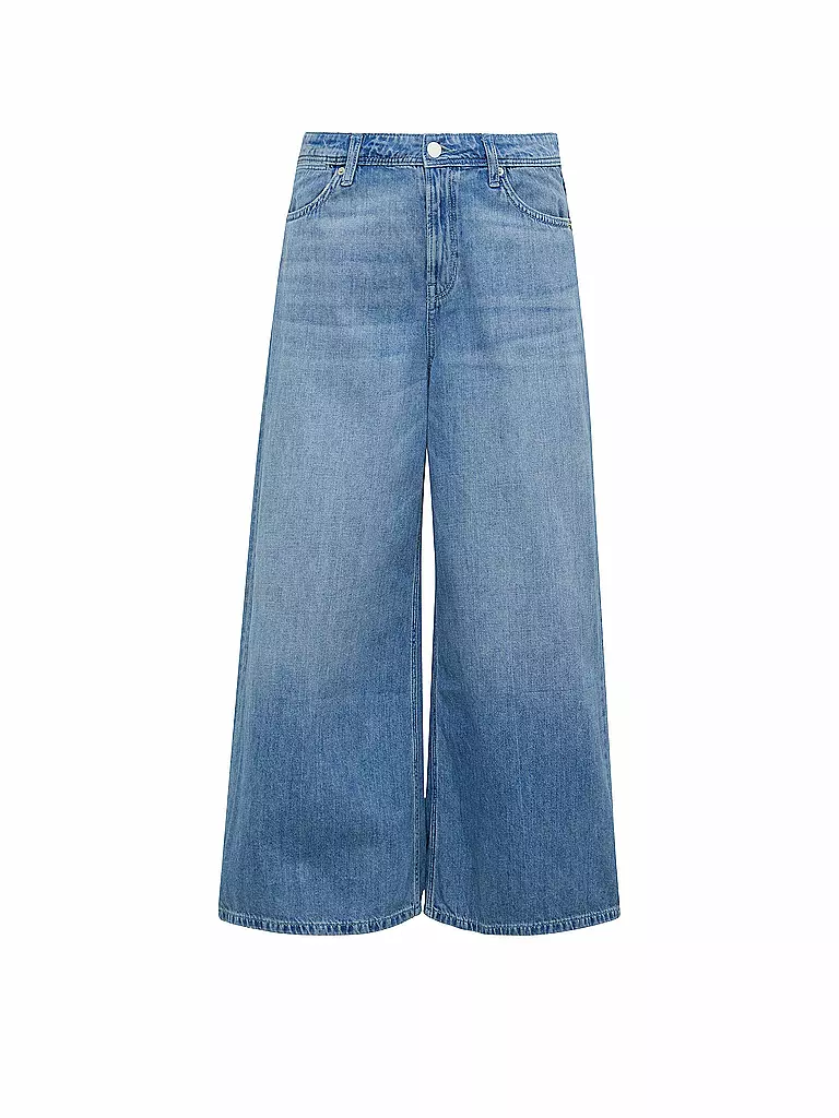 S.OLIVER | Jeans de pierna ancha 7/8 | Azul