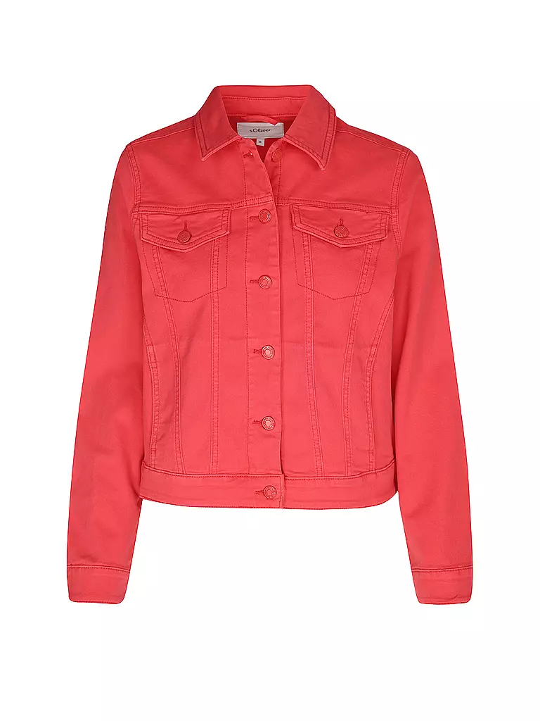 S.OLIVER | Jeansjacke  | Rojo