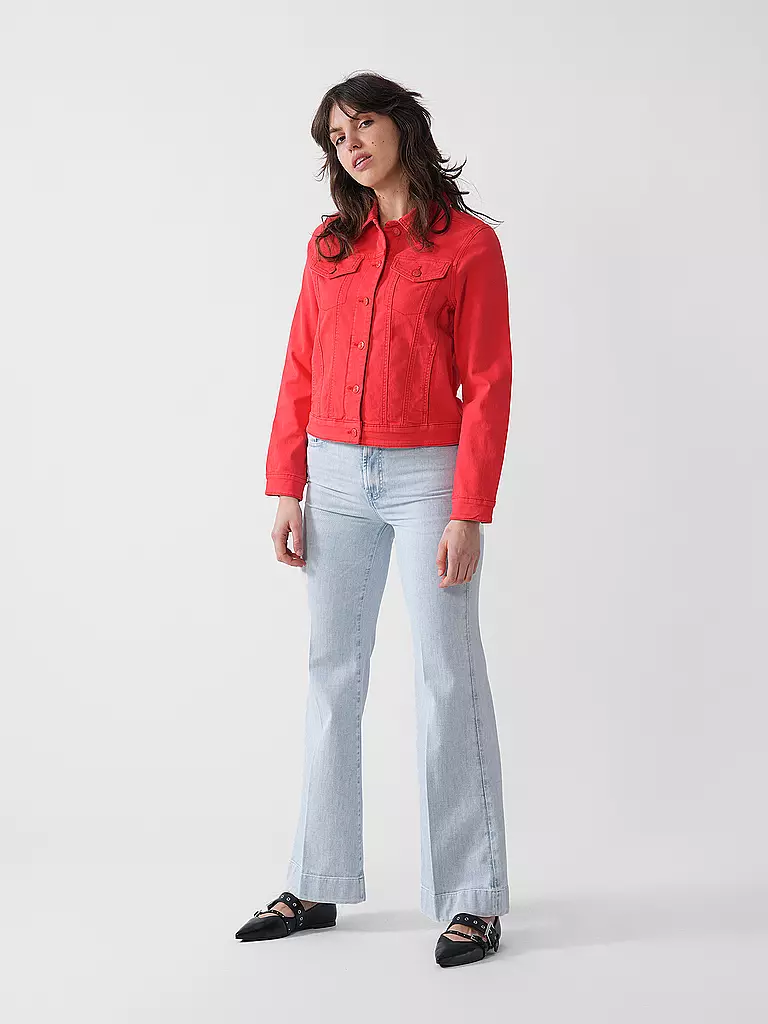S.OLIVER | Jeansjacke  | Rojo