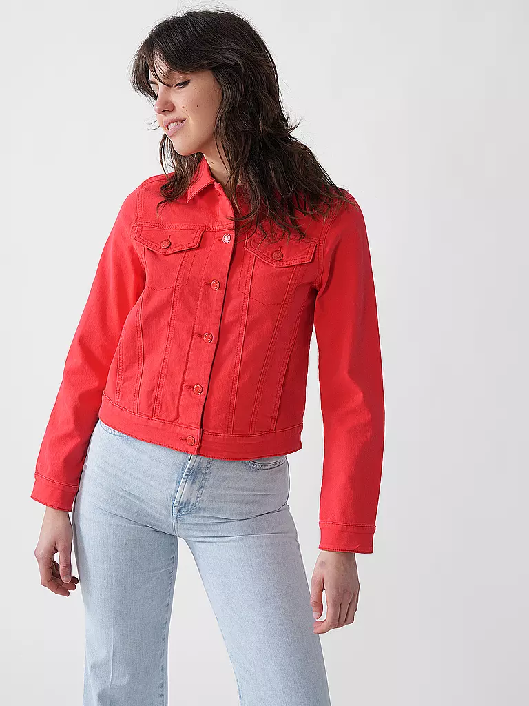 S.OLIVER | Jeansjacke  | Rojo