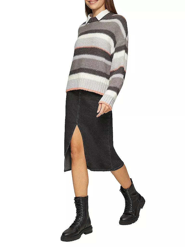 S.OLIVER | Jeansrock  | Negro