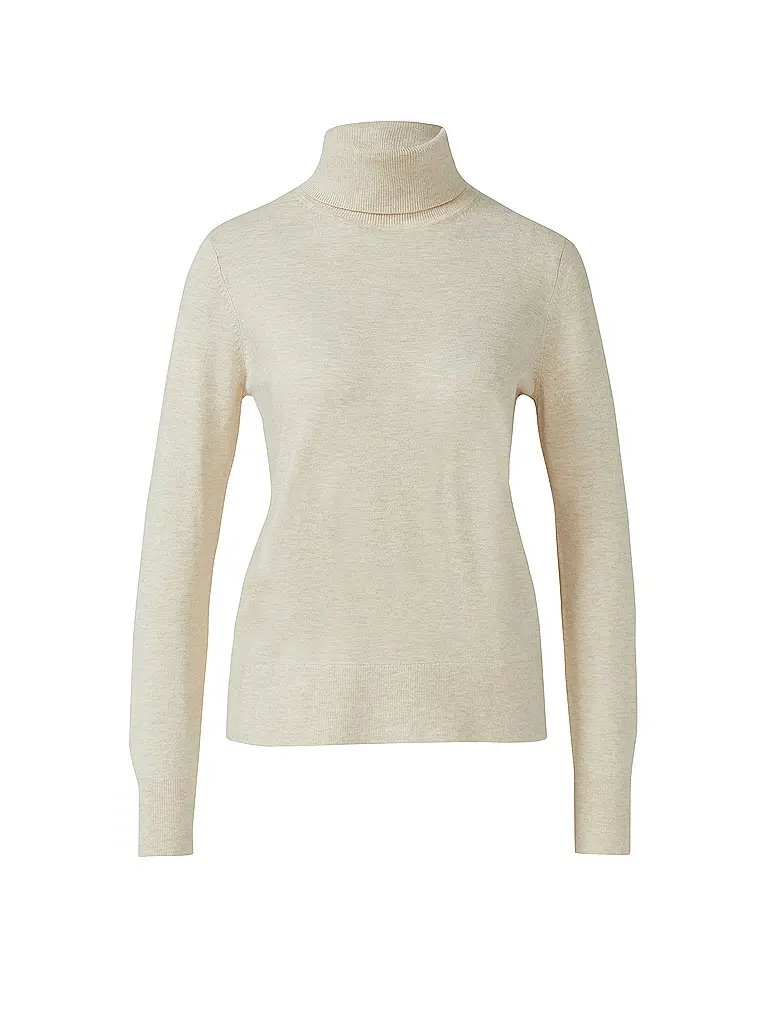 S.OLIVER | Jersey de cuello alto | Beige