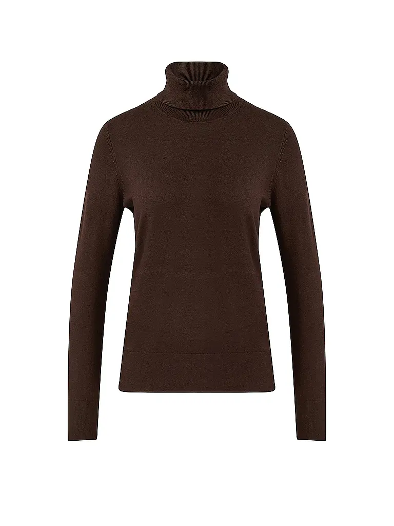S.OLIVER | Jersey de cuello alto | braun