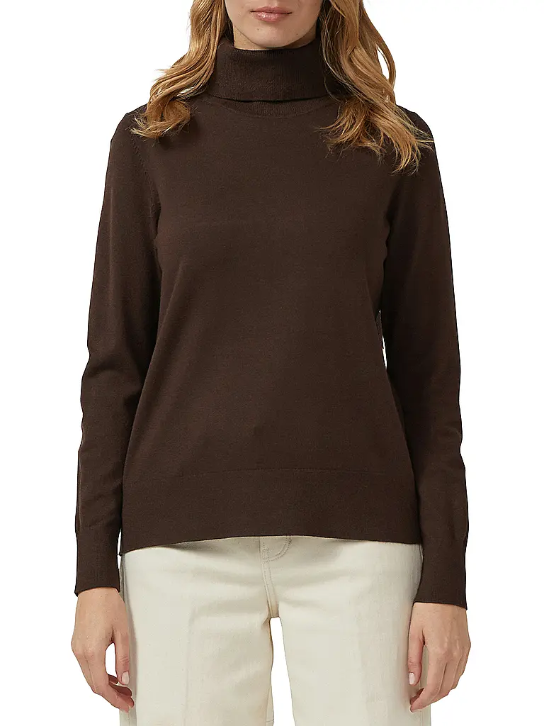 S.OLIVER | Jersey de cuello alto | braun