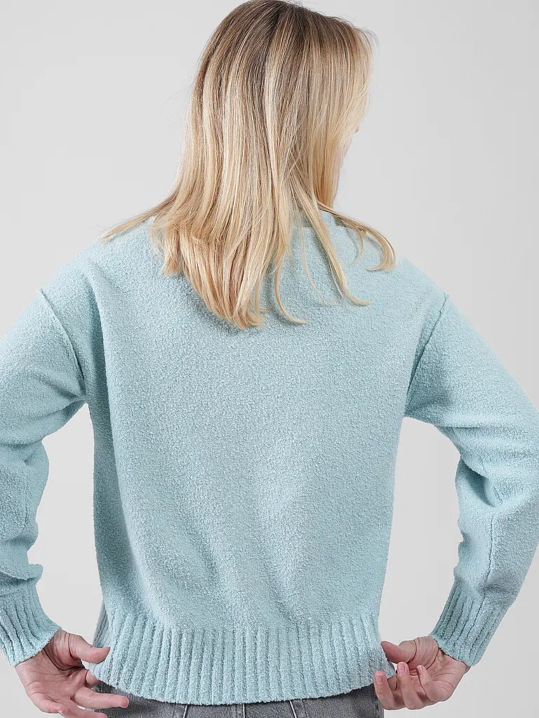 S.OLIVER | Jersey de cuello alto | Azul claro