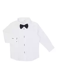 S.OLIVER | Jungen Hemd mit Fliege | Blanco