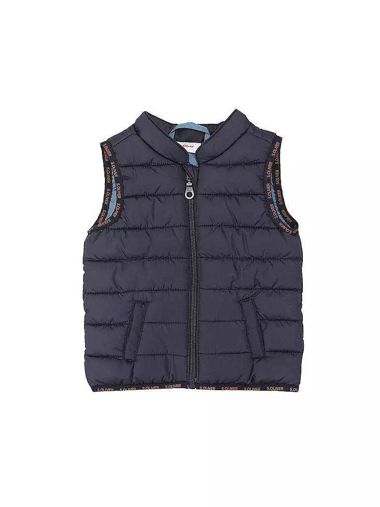 S.OLIVER | Jungen Steppgilet | Azul oscuro