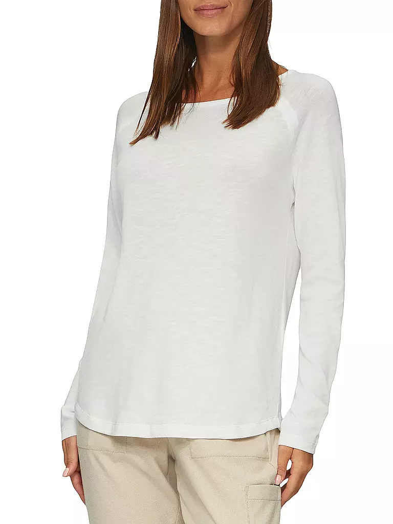 S.OLIVER | Langarmshirt | Blanco