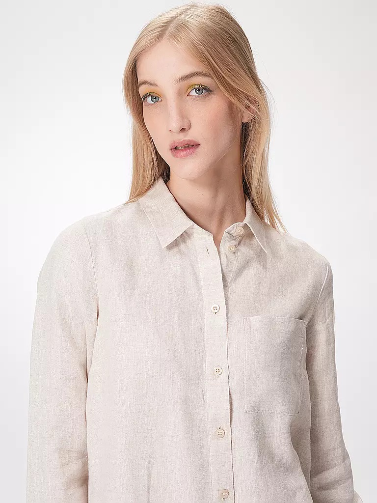 S.OLIVER | Leinenbluse  | Crema