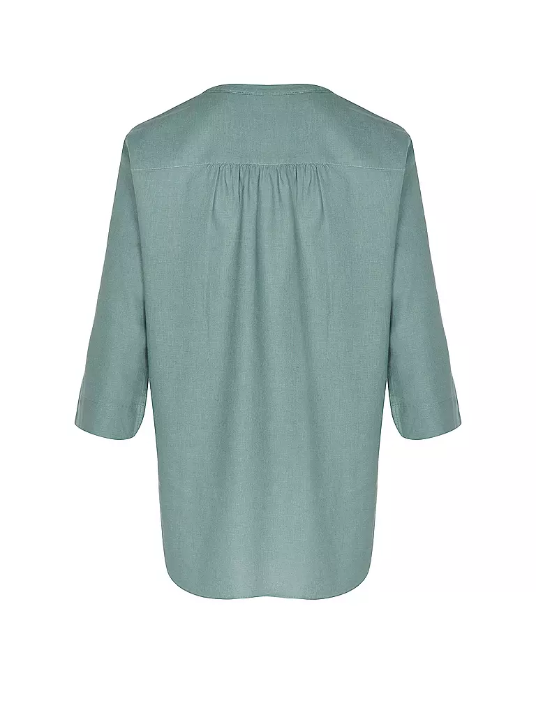 S.OLIVER | Leinenbluse | Petróleo
