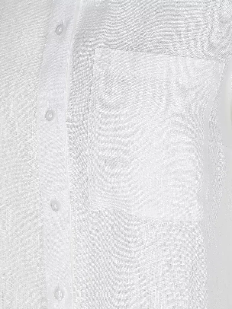 S.OLIVER | Leinenbluse | Blanco