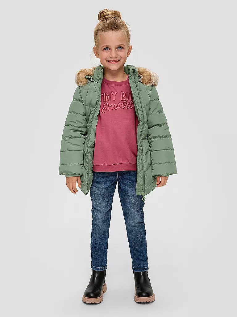 S.OLIVER | Mädchen Steppmantel  | Verde